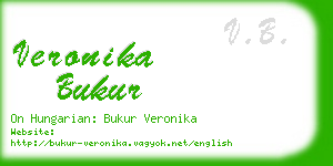 veronika bukur business card